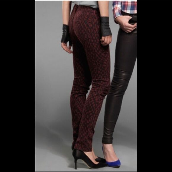 Joe’s Jeans Wild Edition Red and Black Skinny Jean 26‎ - Picture 1 of 8